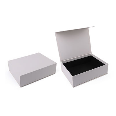 Fabricação por atacado de alta qualidade Embalagem de caixa de presente magnética Logotipo personalizado luxuoso Ecológico Papelão Papel Branco Caixa de joias magnética