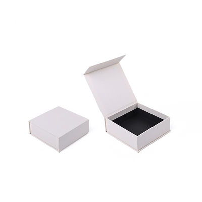 Fabricação por atacado de alta qualidade Embalagem de caixa de presente magnética Logotipo personalizado luxuoso Ecológico Papelão Papel Branco Caixa de joias magnética