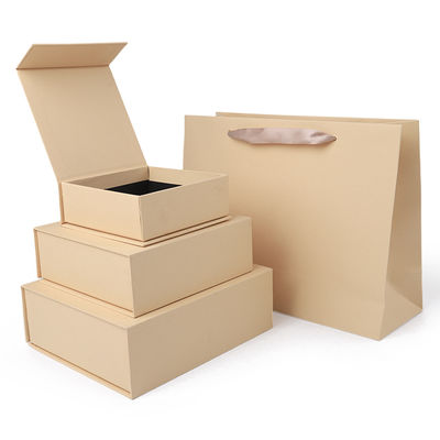 Fabricação por atacado de alta qualidade Embalagem de caixa de presente magnética Logotipo personalizado luxuoso Ecológico Papelão Papel Amarelo Caixa de joias magnética