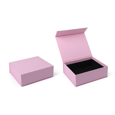 Fabricação por atacado de alta qualidade Caixa Magnética de Presente Embalagem Logotipo personalizado luxo Eco Amigável Cartão Papel Rosa Caixa Magnética de Joias