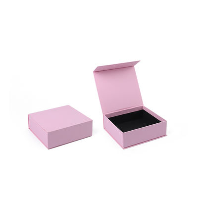 Fabricação por atacado de alta qualidade Caixa Magnética de Presente Embalagem Logotipo personalizado luxo Eco Amigável Cartão Papel Rosa Caixa Magnética de Joias