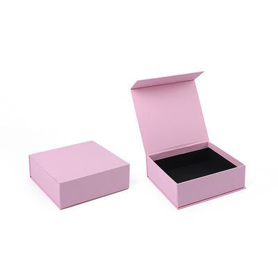 Fabricação por atacado de alta qualidade Caixa Magnética de Presente Embalagem Logotipo personalizado luxo Eco Amigável Cartão Papel Rosa Caixa Magnética de Joias