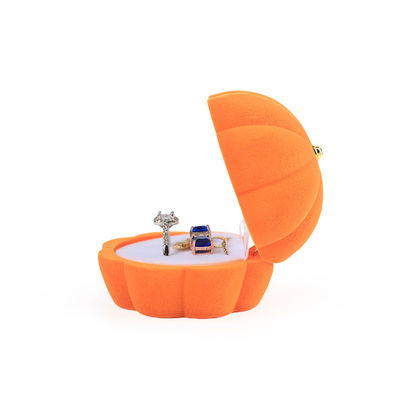 embalagem de joias personalizada premium de veludo para anéis para o Halloween