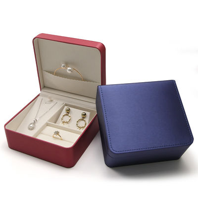 Hanhong Custom Ring Brincos e Colarinho Caixa de Regalo Conjunto para Viagem de Jóias de Armazenamento
