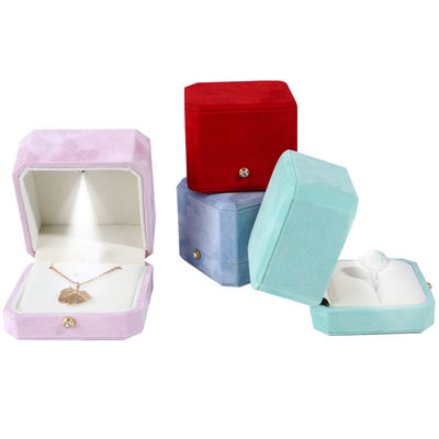 Hanhong Custom Rings Jewelry Box Packaging com tamanho personalizado e logotipo do cliente