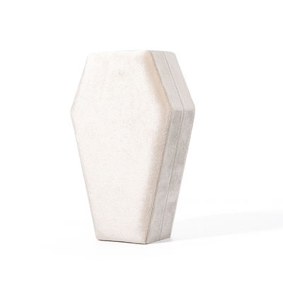 Organizador personalizado Armazenamento de veludo branco Caixa de viagem de jóias OEM caixa de presente de jóias de Natal